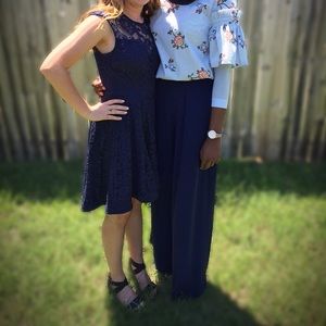 Navy Dillard’s dress